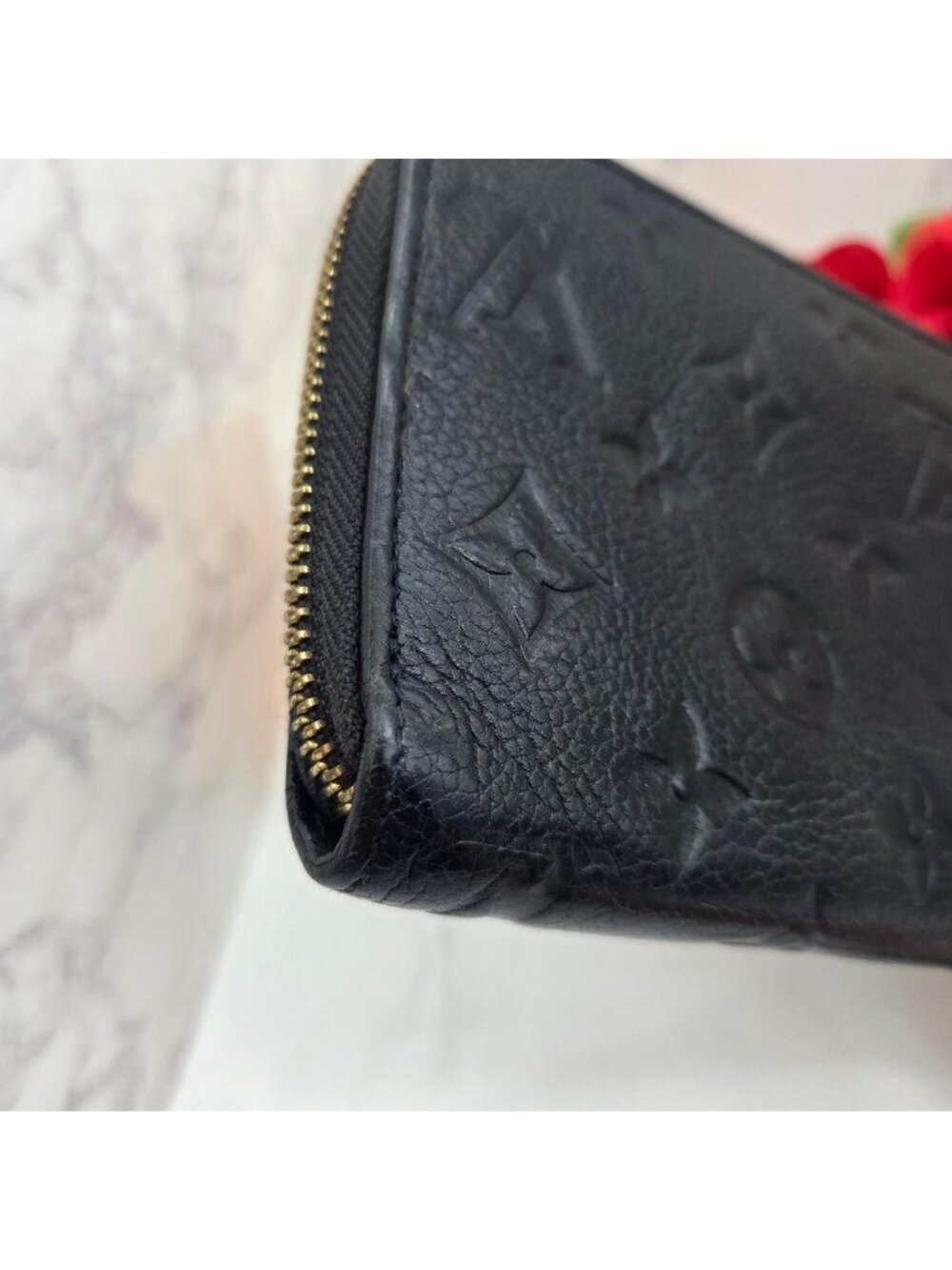 Louis Vuitton Monogram Empreinte Zippy Wallet Navy - Picture 4 of 15